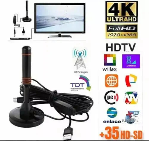 SignalBoost™ │ATENA DIGITAL HDTV 4K + COMBO Boost GRATIS (Funciona en todos los TV)